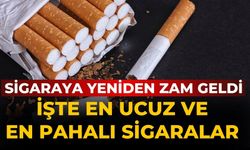 Sigaraya yeniden zam geldi İşte En ucuz ve en pahalı sigaralar