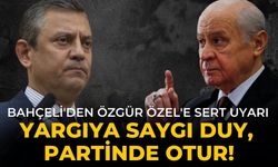 Bahçeli'den Özgür Özel'e sert uyarı Yargıya saygı duy, partinde otur!