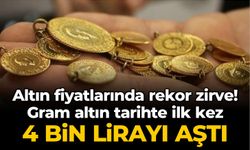 Altın fiyatlarında rekor zirve!