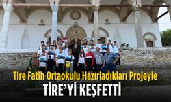 Tire Fatih Ortaokulu Öğrencileri Tire'yi Keşfetti