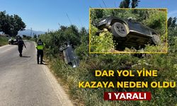 Dar Yol Yine Kazaya Neden Oldu 1 Yaralı
