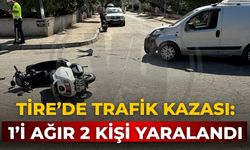 Tire’de Trafik Kazası: 1’i Ağır 2 Kişi Yaralandı
