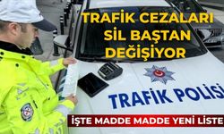Trafik cezaları sil baştan değişiyor işte madde madde yeni liste