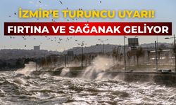 İzmir’e turuncu uyarı! FIRTINA VE SAĞANAK GELİYOR