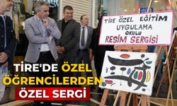 Tire'de Özel öğrencilerden özel sergi