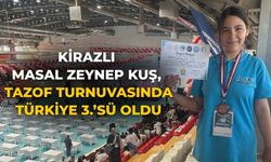 Kirazlı Masal Zeynep Kuş, TAZOF Turnuvasında Türkiye 3.’sü Oldu