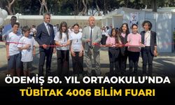 Ödemiş 50. Yıl Ortaokulu’nda TÜBİTAK 4006 Bilim Fuarı