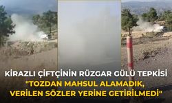 KİRAZLI ÇİFTÇİNİN RÜZGAR GÜLÜ TEPKİSİ "Tozdan Mahsul Alamadık, verilen Sözler yerine getirilmedi"