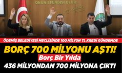ÖDEMİŞ BELEDİYESİ MECLİSİNDE 100 MİLYON TL KREDİ GÜNDEMDE