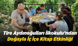 Tire Aydınoğulları İlkokulu’ndan Doğayla İç İçe Kitap Etkinliği