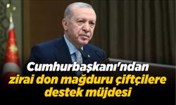 Cumhurbaşkanı'ndan zirai don mağduru çiftçilere destek müjdesi