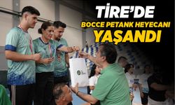 Tire’de Bocce Petank heyecanı yaşandı