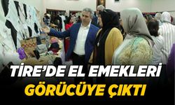 Tire Halk Eğitimi Merkezi Yıl Sonu Sergisi Açıldı