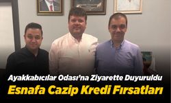 Ayakkabıcılar Odası’na Ziyarette Duyuruldu Esnafa Cazip Kredi Fırsatları
