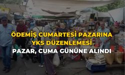Ödemiş Cumartesi Pazarına YKS düzenlemesi