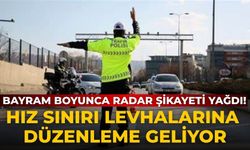 Bayram boyunca radar şikayeti yağdı! Hız sınırı levhalarına düzenleme geliyor