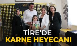 TİRE’DE KARNE HEYECANI