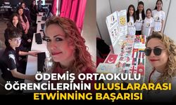 ÖDEMİŞ ORTAOKULU ÖĞRENCİLERİNİN ULUSLARARASI eTwinning BAŞARISI