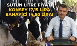 Sütün litre fiyatı Konsey 17,15 lira sanayici 14,50 lira!