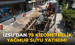 İZSU’dan 75 kilometrelik yağmur suyu yatırımı