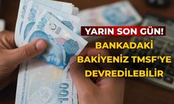 Yarın son gün! Bankadaki bakiyeniz TMSF'ye devredilebilir