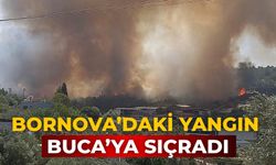 BORNOVA’DAKİ YANGIN BUCA’YA SIÇRADI