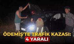 Ödemiş'te Trafik Kazası: 4 Yaralı