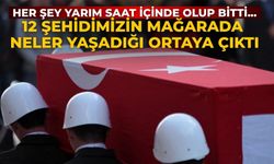 Her şey yarım saat içinde olup bitti...12 şehidimizin mağarada neler yaşadığı ortaya çıktı