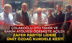 Çolakoğlu Oto Tamir ve Bakım Atölyesi Ödemiş'te Açıldı: Zafer Partisi Lideri Ümit Özdağ Kurdele Kesti