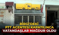 Birgi’deki PTT Acentesi Kapatılınca vatandaşlar mağdur oldu