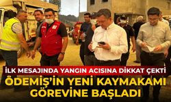 ÖDEMİŞ’İN YENİ KAYMAKAMI GÖREVİNE BAŞLADI