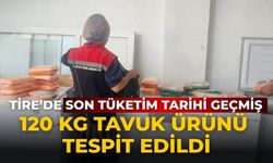Tire’de Son Tüketim Tarihi Geçmiş 120 Kg Tavuk Ürünü Tespit Edildi