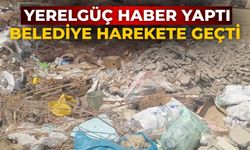 YERELGÜÇ HABER YAPTI BELEDİYE HAREKETE GEÇTİ