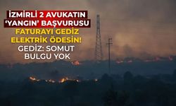 İzmirli 2 avukatın ‘yangın’ başvurusu Faturayı Gediz Elektrik ödesin! Gediz: somut bulgu yok