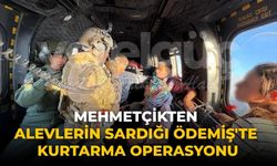 Mehmetçikten alevlerin sardığı Ödemiş'te kurtarma operasyonu