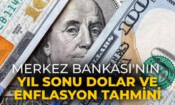 Merkez Bankası'nın yıl sonu dolar ve enflasyon tahmini