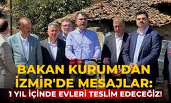 Bakan Kurum'dan İzmir'de mesajlar: 1 yıl içinde evleri teslim edeceğiz!