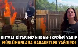 Kutsal kitabımız Kuran-ı Kerim’i yakıp Müslümanlara hakaretler yağdırdı