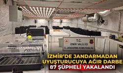 İzmir’de Jandarmadan Uyuşturucuya Ağır Darbe 87 Şüpheli Yakalandı