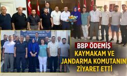 BBP ÖDEMİŞ KAYMAKAM VE JANDARMA KOMUTANINI ZİYARET ETTİ