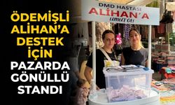 Ödemişli Alihan’a Destek İçin Pazarda Gönüllü Standı