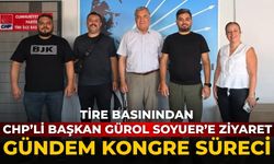 Tire basınından CHP’li Başkan Gürol Soyuer’e Ziyaret Gündem kongre süreci