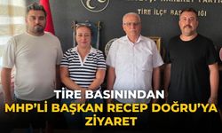 Tire Basınından MHP’li Başkan Recep Doğru’ya Ziyaret