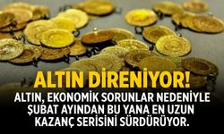 Altın direniyor!