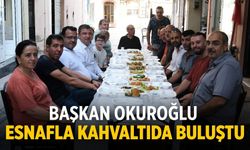 Başkan Okuroğlu esnafla kahvaltıda buluştu