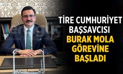 Tire Cumhuriyet Başsavcısı Burak Mola Görevine Başladı