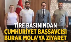 Tire Basınından Cumhuriyet Başsavcısı Burak Mola’ya Ziyaret