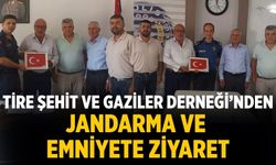 Tire Şehit ve Gaziler Derneği’nden Jandarma ve Emniyete Ziyaret