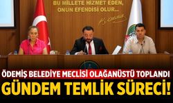 Ödemiş Belediye Meclisi Olağanüstü Toplandı Gündem temlik süreci!