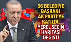 56 belediye başkanı  AK Parti'ye katıldı, yerel seçim haritası değişti